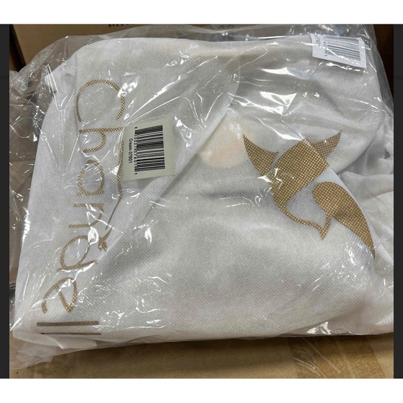 NEW Cream‎ Faux Leather Chandelli Travel Toiletry Cosmetic Bag - Picture 2 of 2